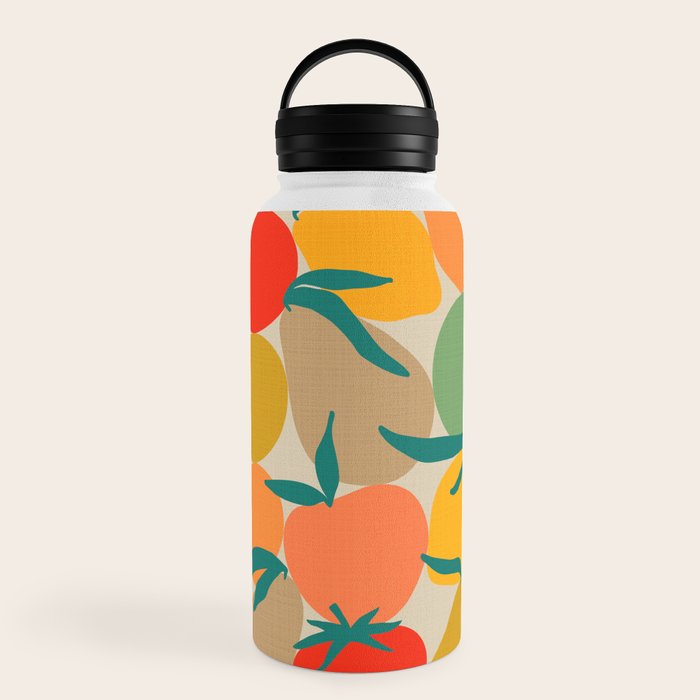 2025 RETRO FRUIT MARKET CALENDAR Water Bottle