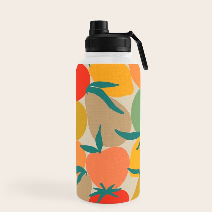 2025 RETRO FRUIT MARKET CALENDAR Water Bottle