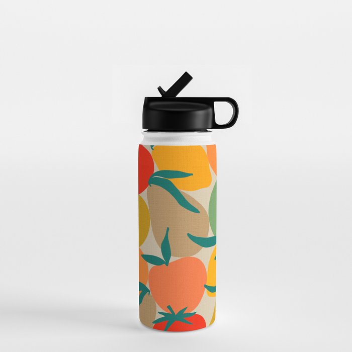 2025 RETRO FRUIT MARKET CALENDAR Water Bottle