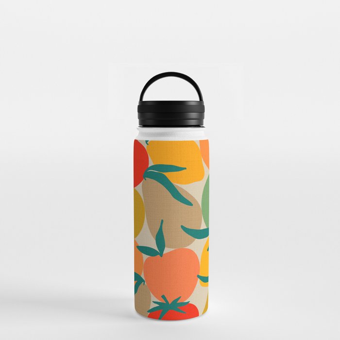 2025 RETRO FRUIT MARKET CALENDAR Water Bottle