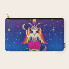 1997 Neon Rainbow Baphomet Carry All Pouch