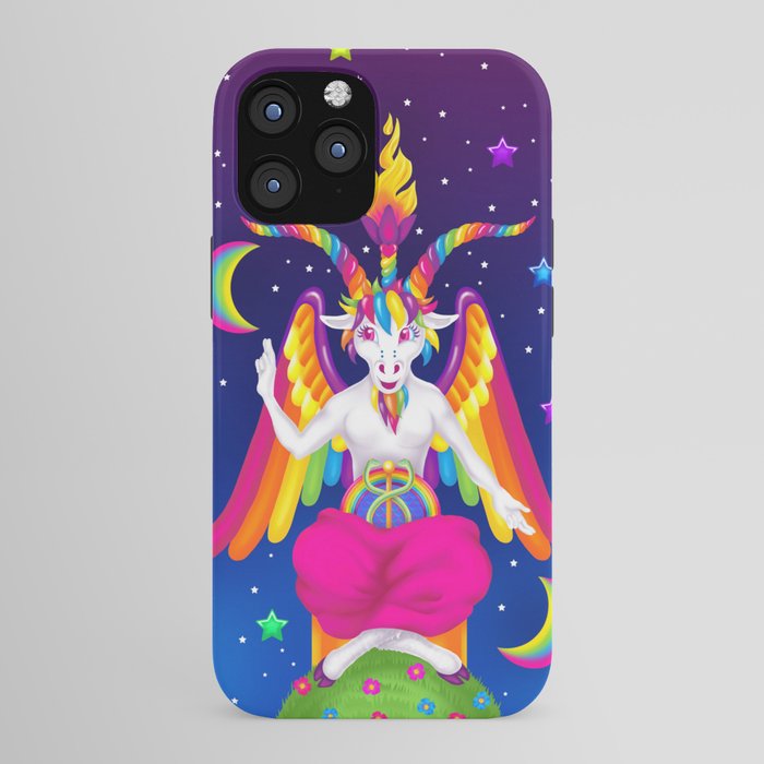 1997 Neon Rainbow Baphomet iPhone Case