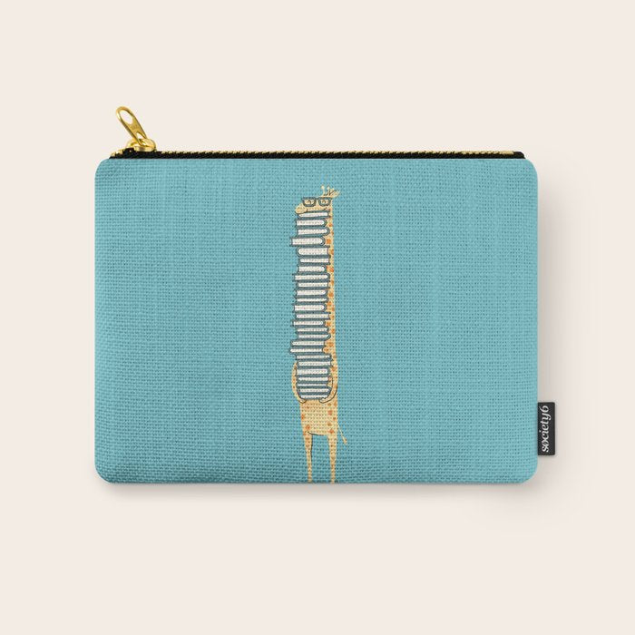 A Book Lover (blue) Carry All Pouch