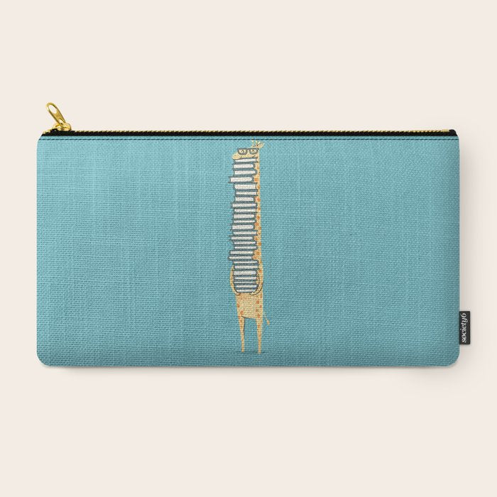 A Book Lover (blue) Carry All Pouch
