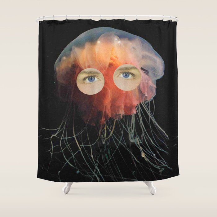 A (very) Jelly Fish Shower Curtain