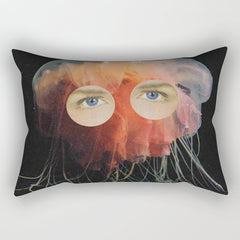A (very) Jelly Fish Rectangular Pillow
