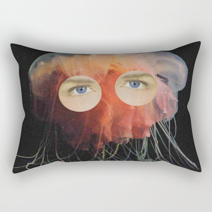 A (very) Jelly Fish Rectangular Pillow