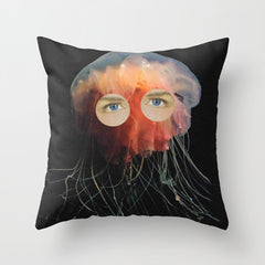 A (very) Jelly Fish Throw Pillow