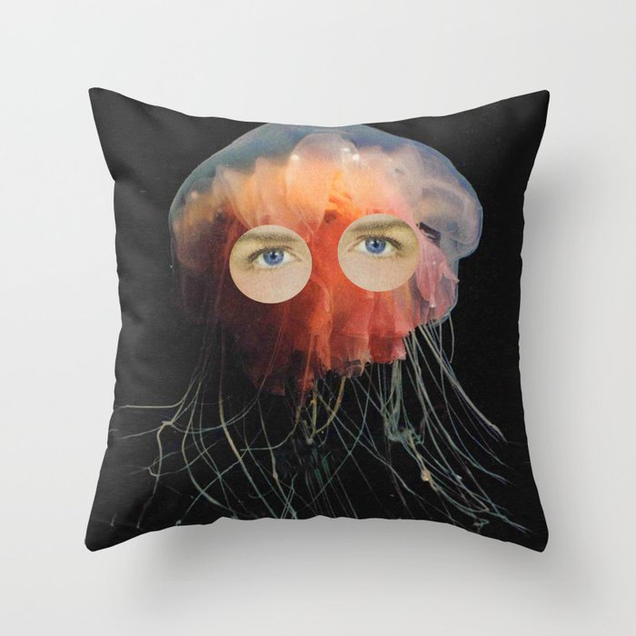 A (very) Jelly Fish Throw Pillow