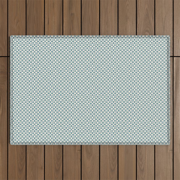 5 Checkers Outdoor Rug