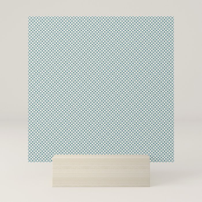 5 Checkers Mini Art Print