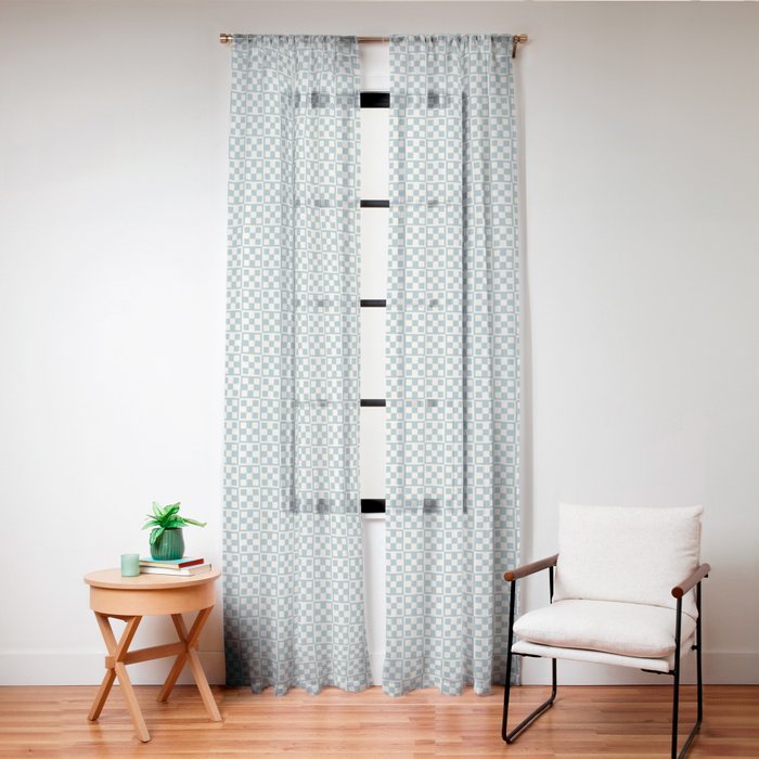 5 Checkers Window Curtain