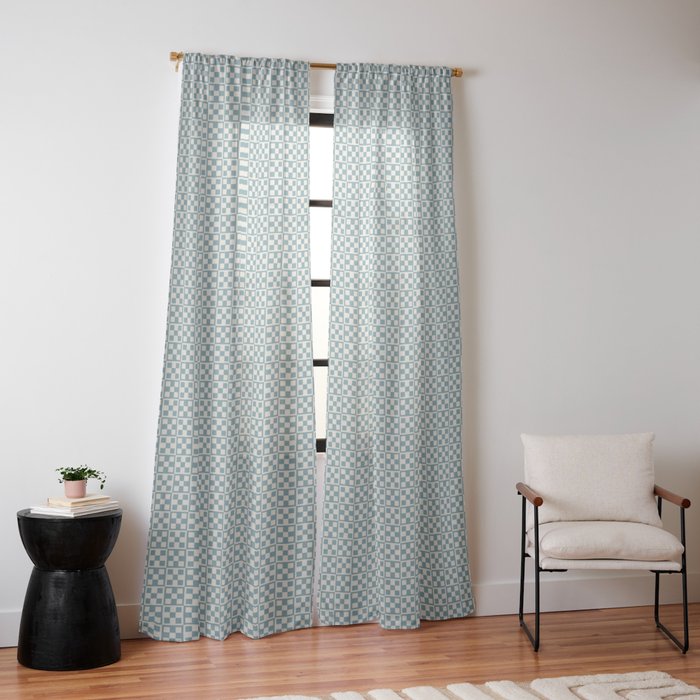 5 Checkers Window Curtain