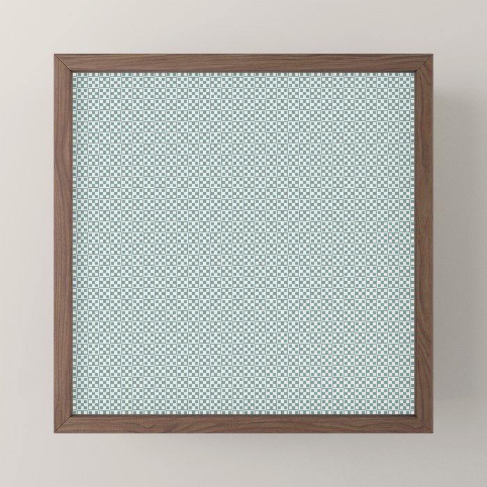 5 Checkers Mini Art Print