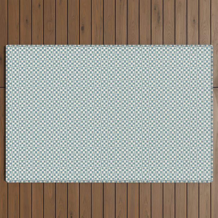 5 Checkers Outdoor Rug