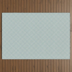 5 Checkers Outdoor Rug