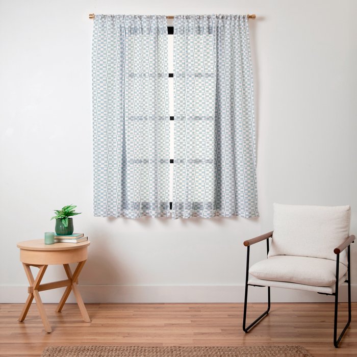 5 Checkers Window Curtain