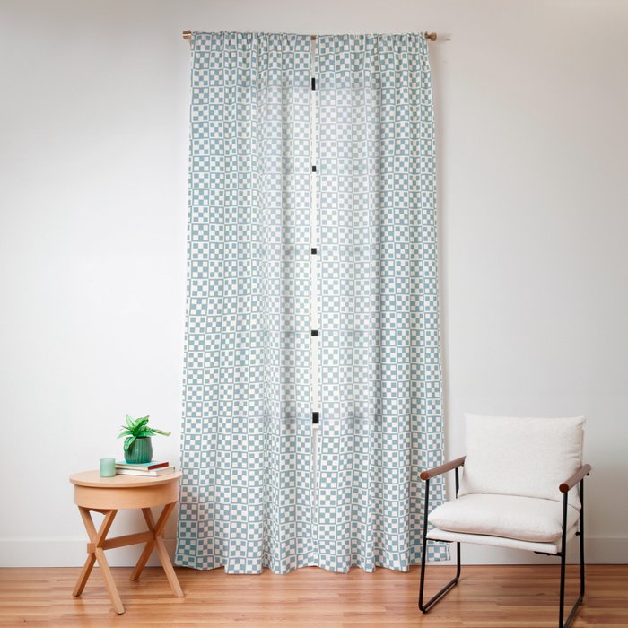 5 Checkers Window Curtain