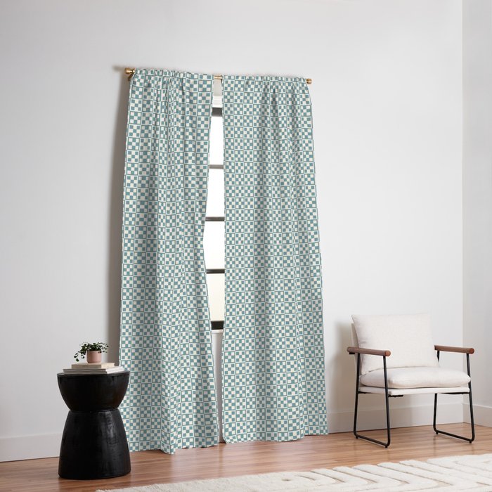 5 Checkers Window Curtain