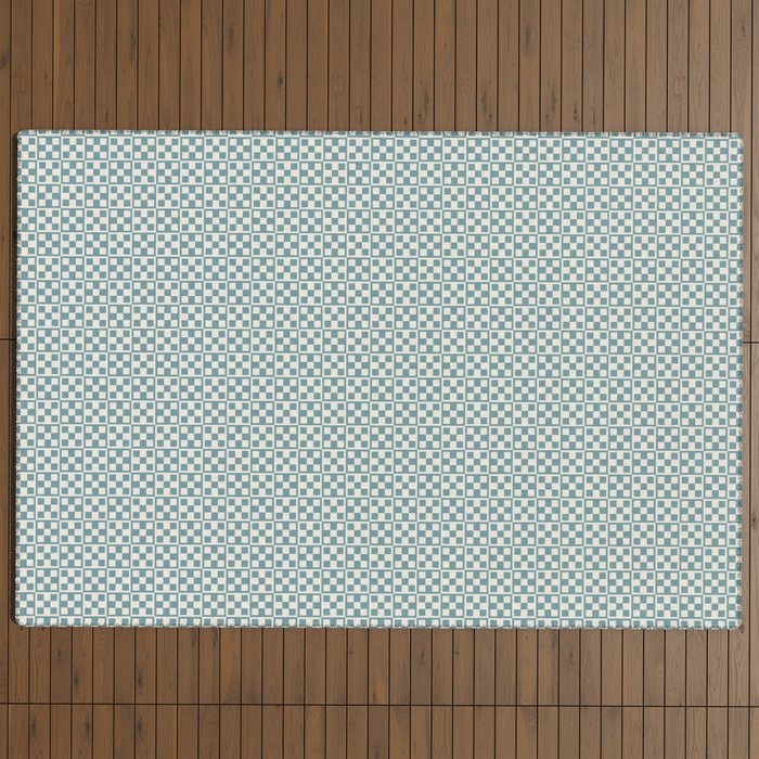 5 Checkers Outdoor Rug