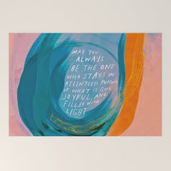 "May You Always Be The One Who Stays In Relentless Pursuit.." Welcome Mat