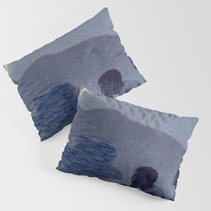 "Give me nights perfectly quiet...and I looking up at the stars" Leaves of Grass by Margaret Cook Pillow Sham