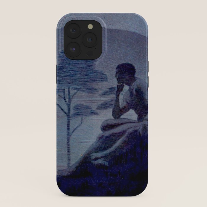 "Give me nights perfectly quiet...and I looking up at the stars" Leaves of Grass by Margaret Cook iPhone Case