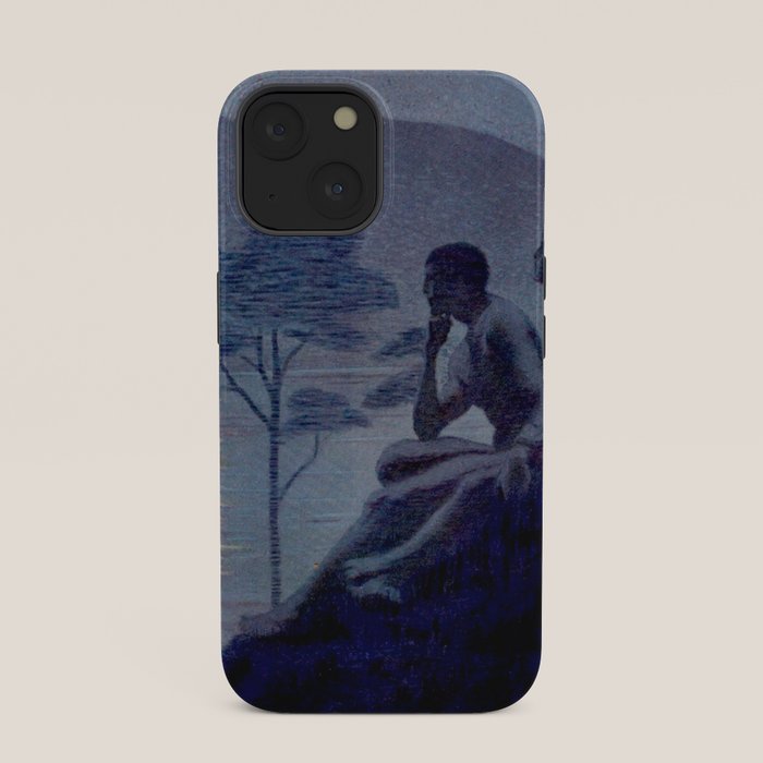 "Give me nights perfectly quiet...and I looking up at the stars" Leaves of Grass by Margaret Cook iPhone Case