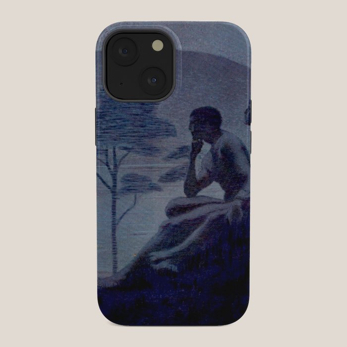 "Give me nights perfectly quiet...and I looking up at the stars" Leaves of Grass by Margaret Cook iPhone Case