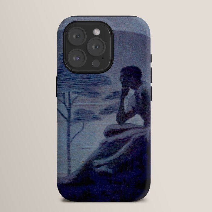"Give me nights perfectly quiet...and I looking up at the stars" Leaves of Grass by Margaret Cook iPhone Case