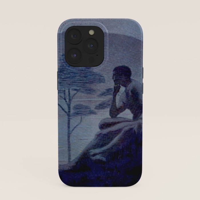 "Give me nights perfectly quiet...and I looking up at the stars" Leaves of Grass by Margaret Cook iPhone Case