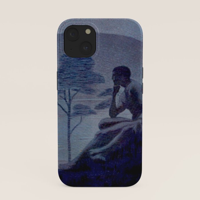 "Give me nights perfectly quiet...and I looking up at the stars" Leaves of Grass by Margaret Cook iPhone Case