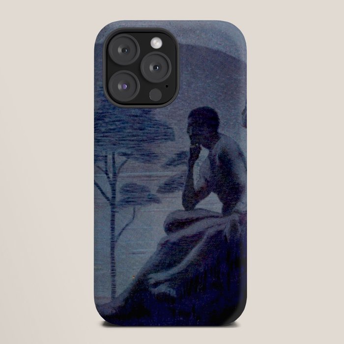 "Give me nights perfectly quiet...and I looking up at the stars" Leaves of Grass by Margaret Cook iPhone Case