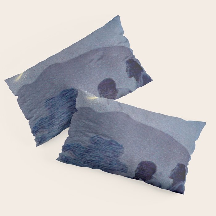 "Give me nights perfectly quiet...and I looking up at the stars" Leaves of Grass by Margaret Cook Pillow Sham
