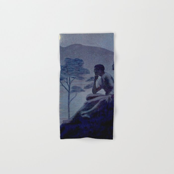 "Give me nights perfectly quiet...and I looking up at the stars" Leaves of Grass by Margaret Cook Bath Towel