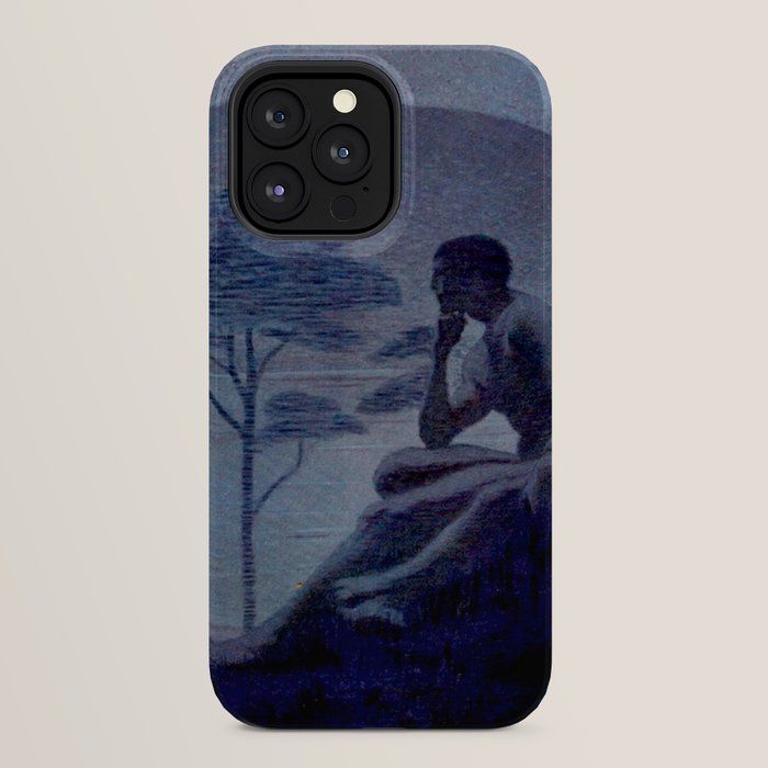 "Give me nights perfectly quiet...and I looking up at the stars" Leaves of Grass by Margaret Cook iPhone Case