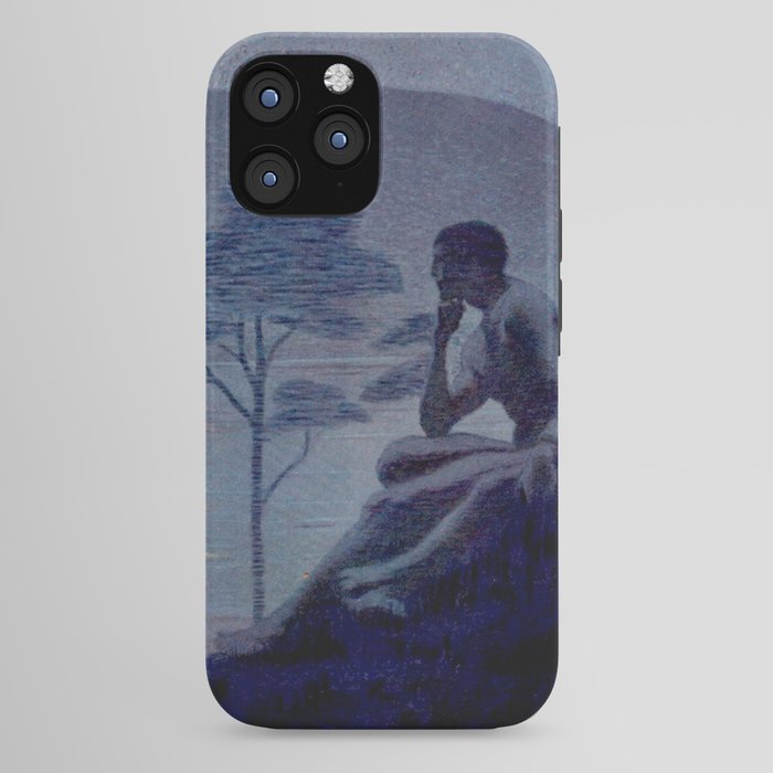 "Give me nights perfectly quiet...and I looking up at the stars" Leaves of Grass by Margaret Cook iPhone Case