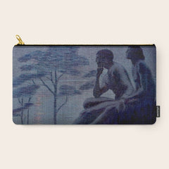 "Give me nights perfectly quiet...and I looking up at the stars" Leaves of Grass by Margaret Cook Carry All Pouch