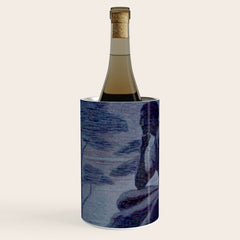 "Give me nights perfectly quiet...and I looking up at the stars" Leaves of Grass by Margaret Cook Wine Chiller