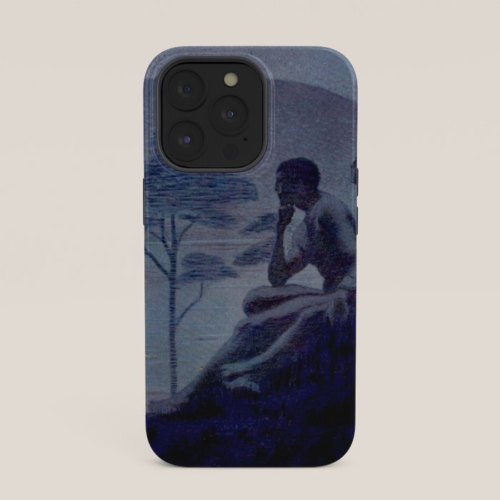 "Give me nights perfectly quiet...and I looking up at the stars" Leaves of Grass by Margaret Cook iPhone Case