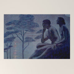 "Give me nights perfectly quiet...and I looking up at the stars" Leaves of Grass by Margaret Cook Welcome Mat