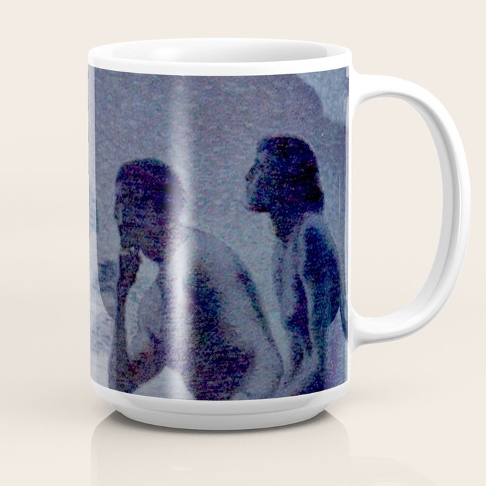 "Give me nights perfectly quiet...and I looking up at the stars" Leaves of Grass by Margaret Cook Coffee Mug