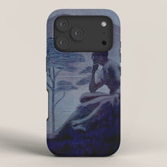 "Give me nights perfectly quiet...and I looking up at the stars" Leaves of Grass by Margaret Cook iPhone Case
