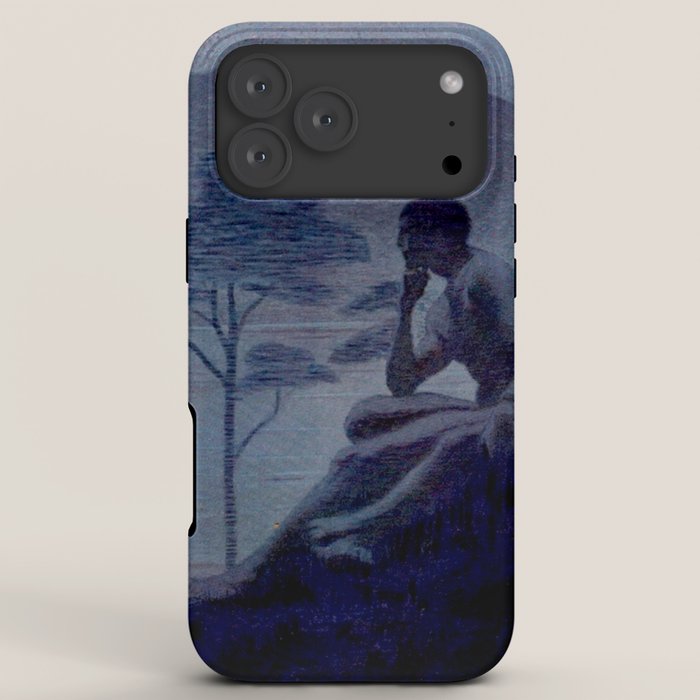 "Give me nights perfectly quiet...and I looking up at the stars" Leaves of Grass by Margaret Cook iPhone Case