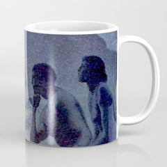 "Give me nights perfectly quiet...and I looking up at the stars" Leaves of Grass by Margaret Cook Coffee Mug