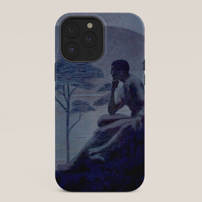 "Give me nights perfectly quiet...and I looking up at the stars" Leaves of Grass by Margaret Cook iPhone Case