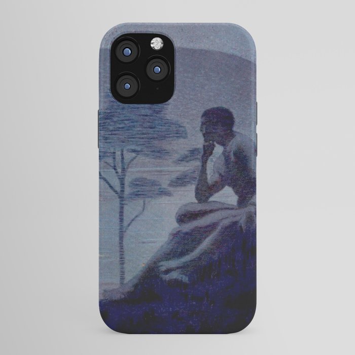 "Give me nights perfectly quiet...and I looking up at the stars" Leaves of Grass by Margaret Cook iPhone Case