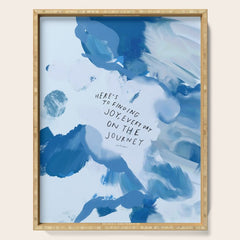 "Here's To Finding Joy, Every Day On The Journey" Serving Tray