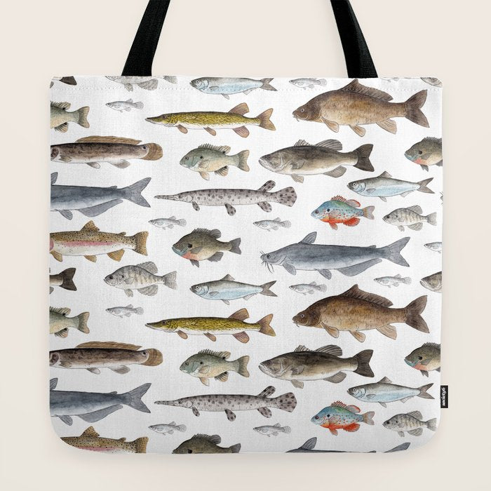 A Few Freshwater Fish Tote Bag