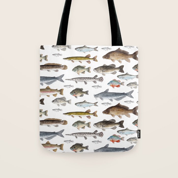 A Few Freshwater Fish Tote Bag